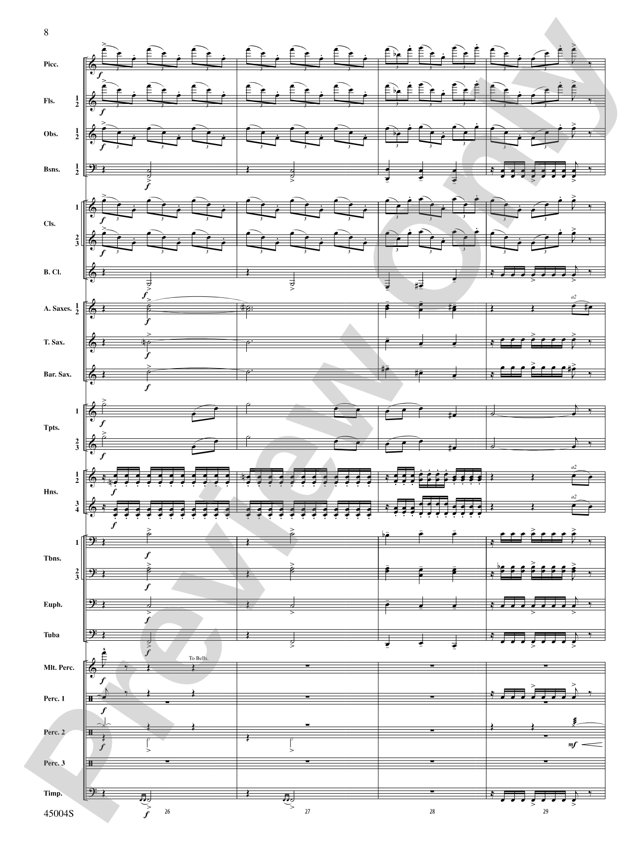 Red Rock Mountain: Concert Band Conductor Score & Parts