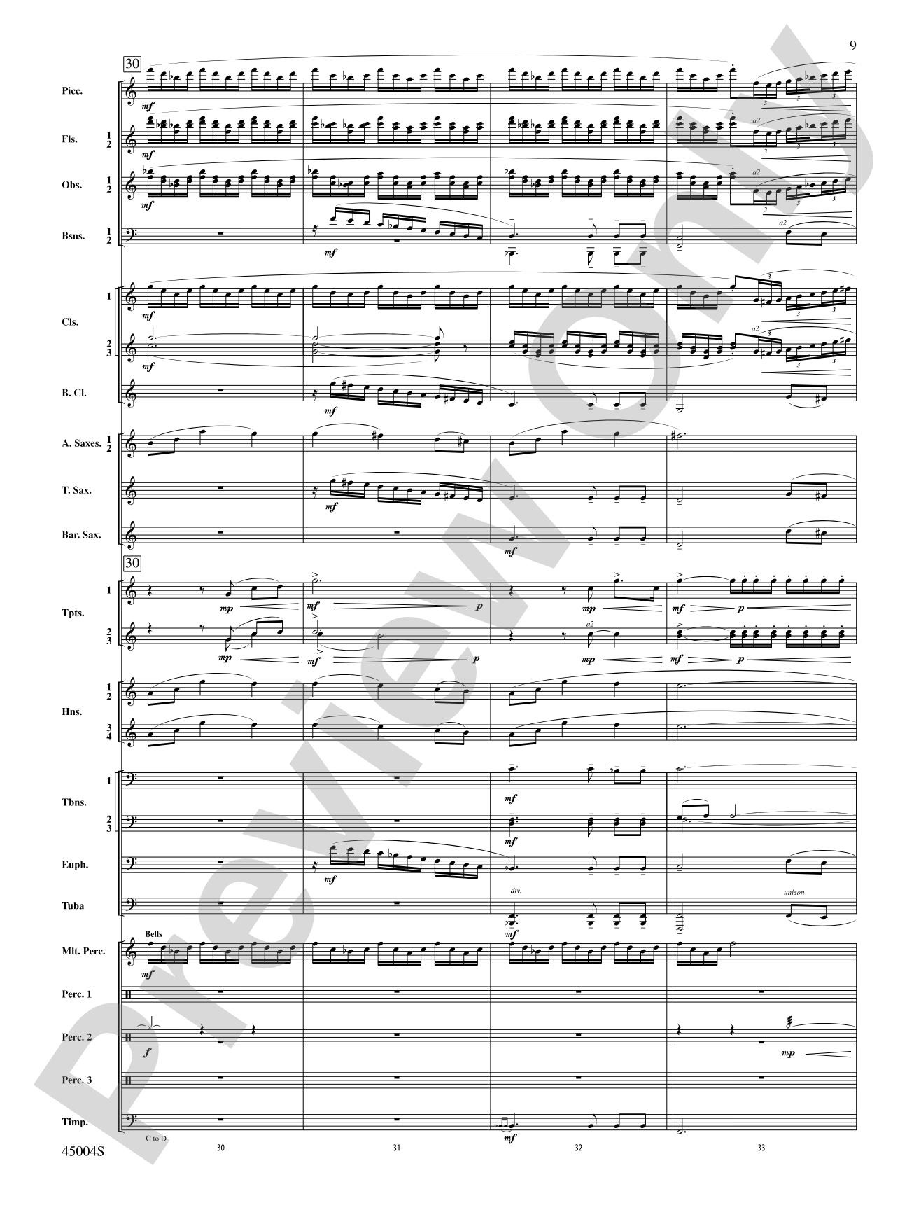 Red Rock Mountain: Concert Band Conductor Score & Parts