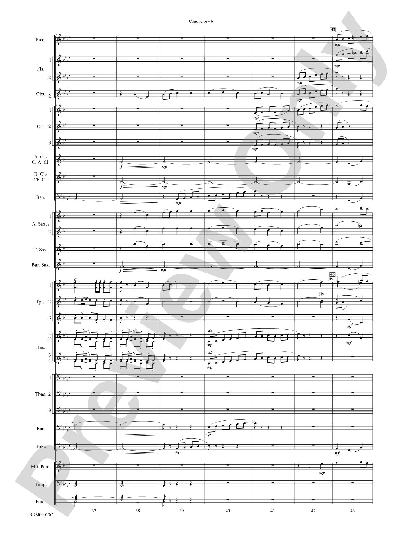 Slava: Concert Band Conductor Score & Parts