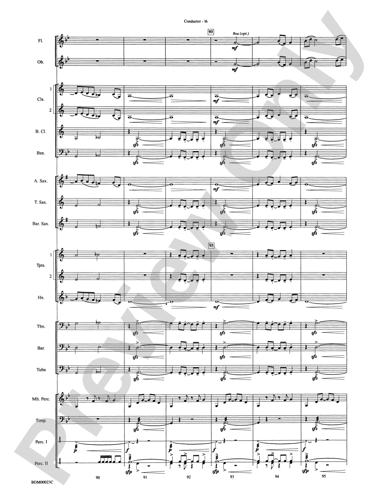 Under the Rice Moon: Concert Band Conductor Score & Parts