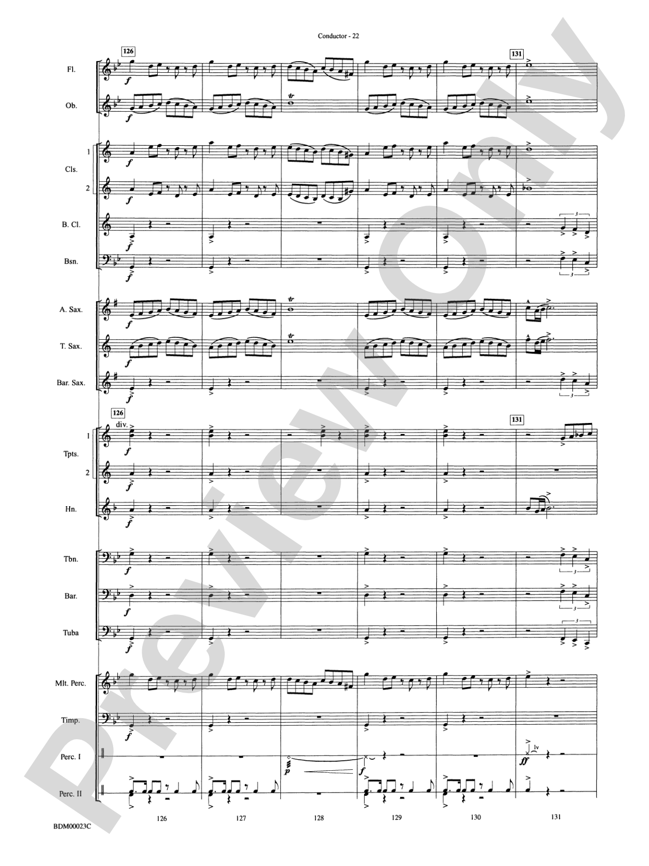 Under the Rice Moon: Concert Band Conductor Score & Parts