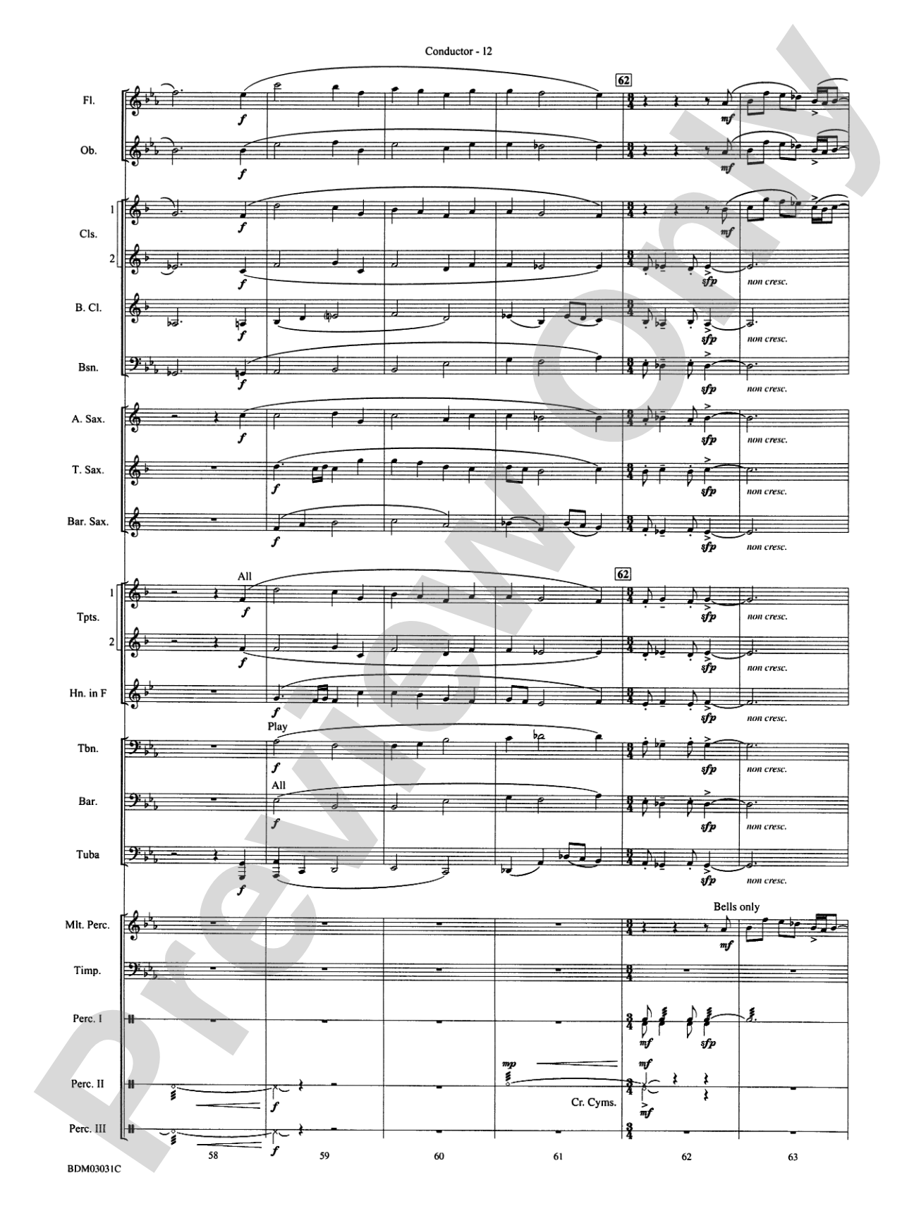 Bellingrath Gardens: Concert Band Conductor Score & Parts