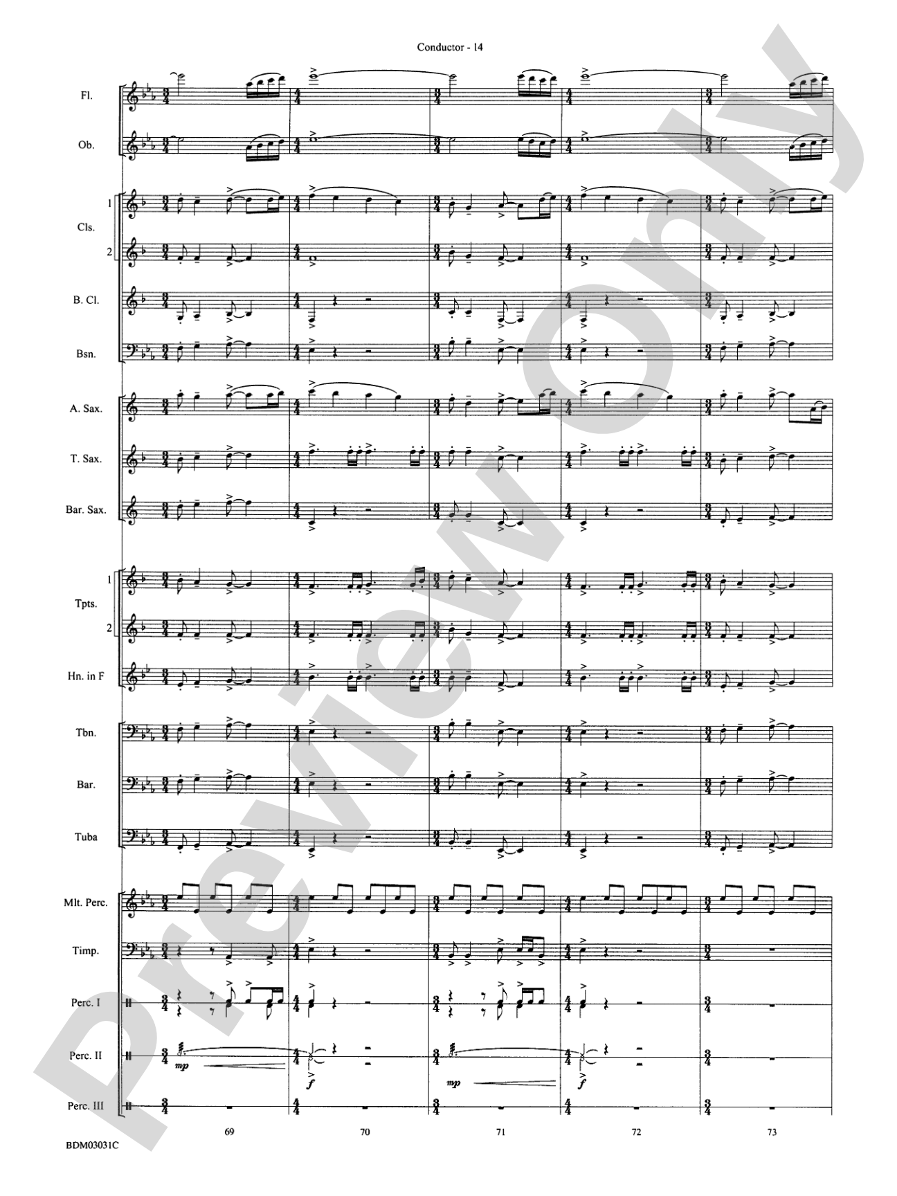 Bellingrath Gardens: Concert Band Conductor Score & Parts
