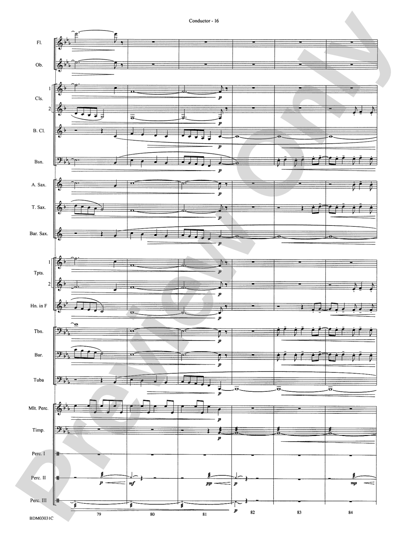 Bellingrath Gardens: Concert Band Conductor Score & Parts