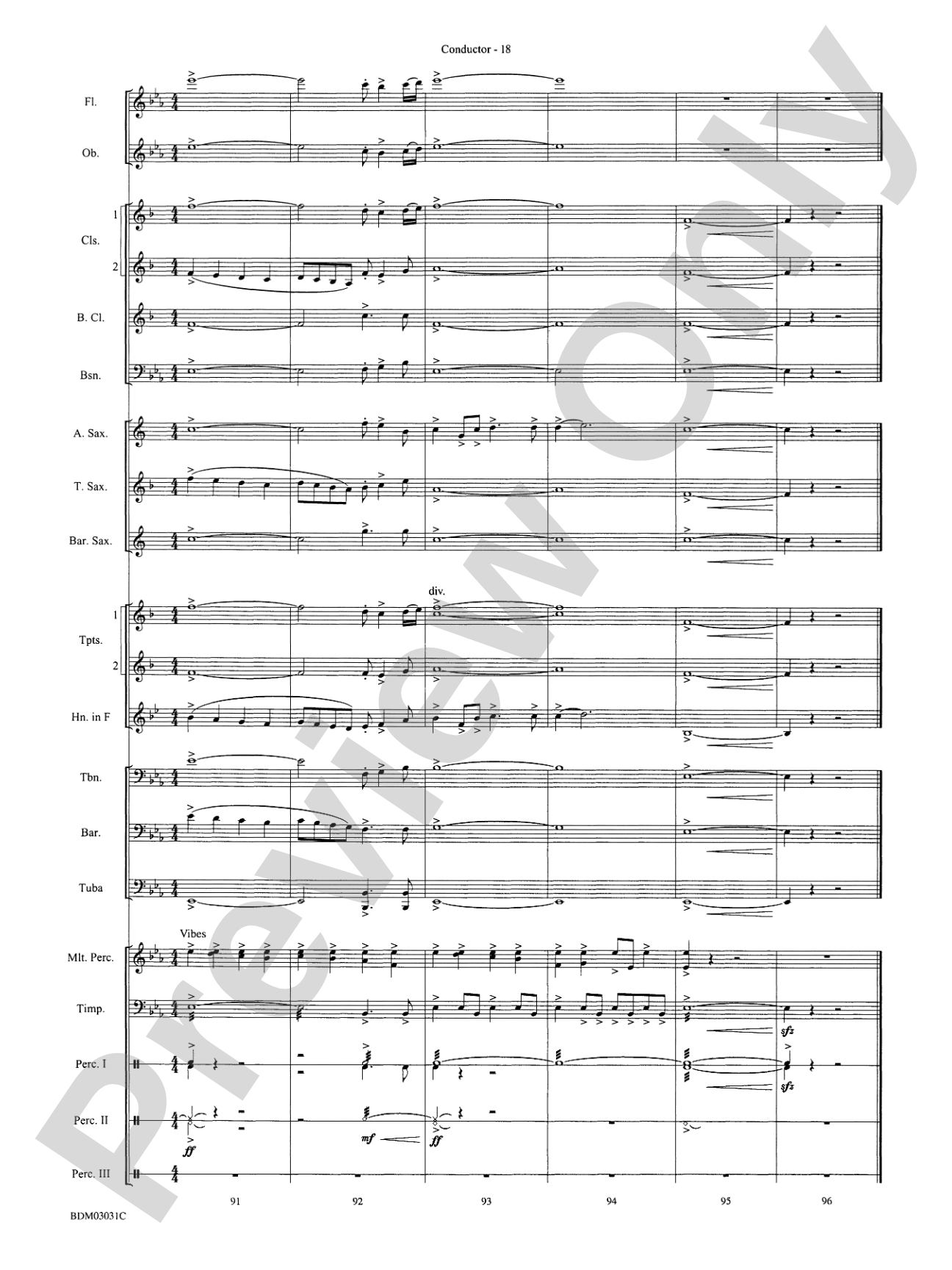 Bellingrath Gardens: Concert Band Conductor Score & Parts