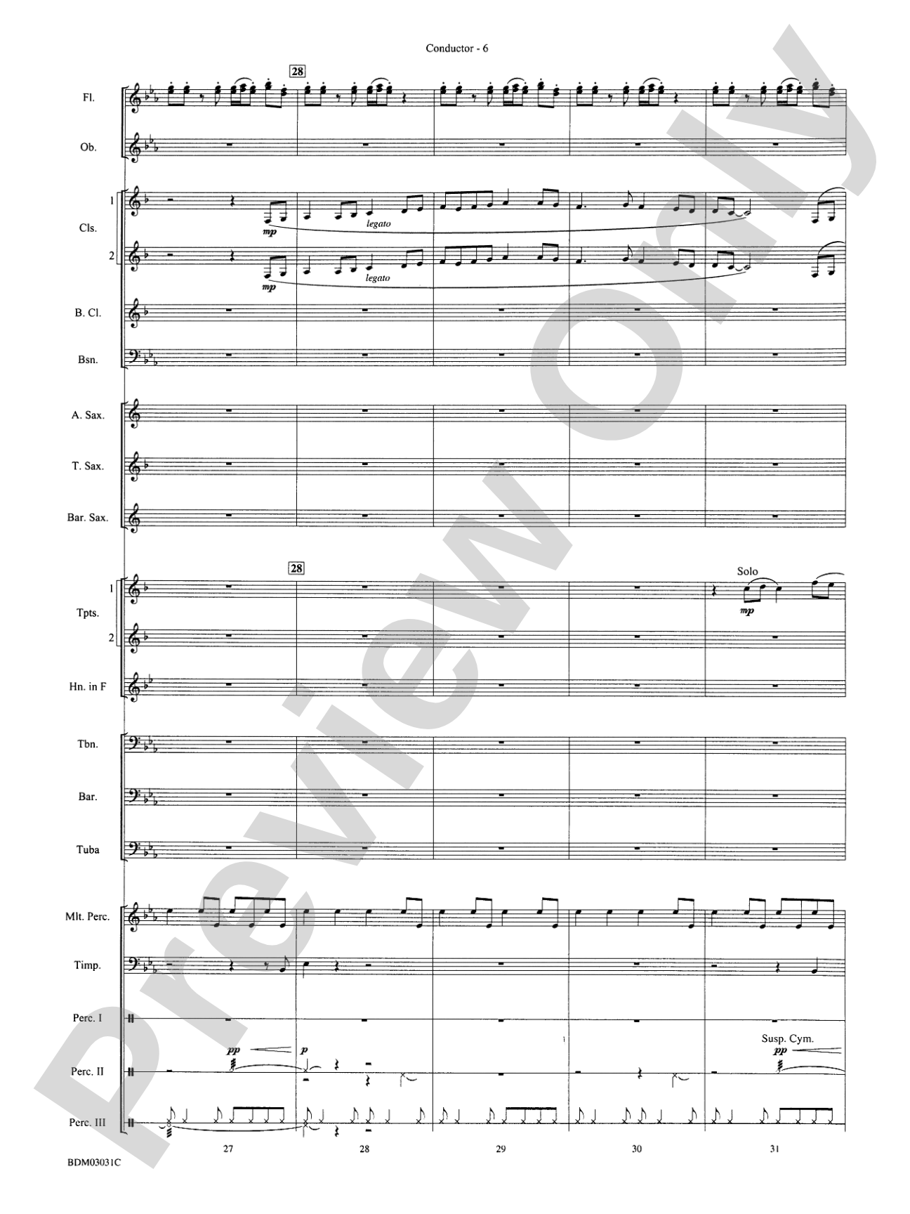 Bellingrath Gardens: Concert Band Conductor Score & Parts