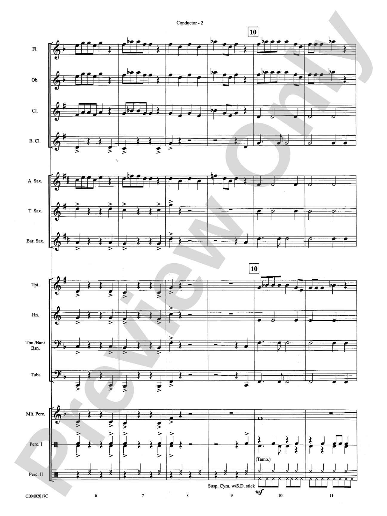 Great Balls of Fire: Concert Band Conductor Score & Parts
