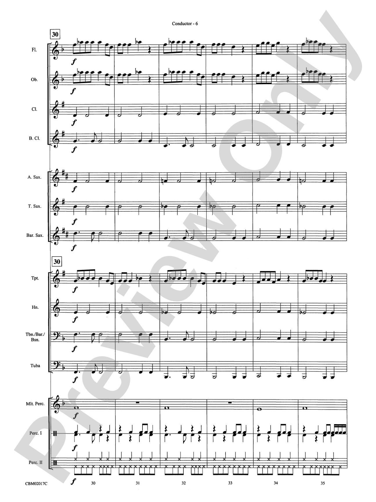 Great Balls of Fire: Concert Band Conductor Score & Parts