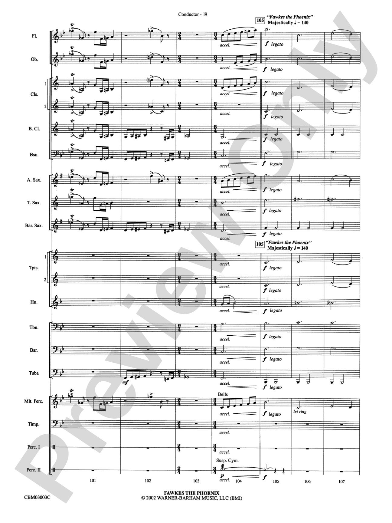 Harry Potter and the Chamber of Secrets, Selections from: Score