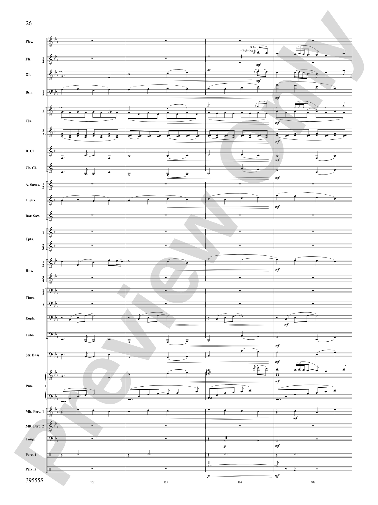 And Hope Led Them Home: Concert Band Conductor Score & Parts