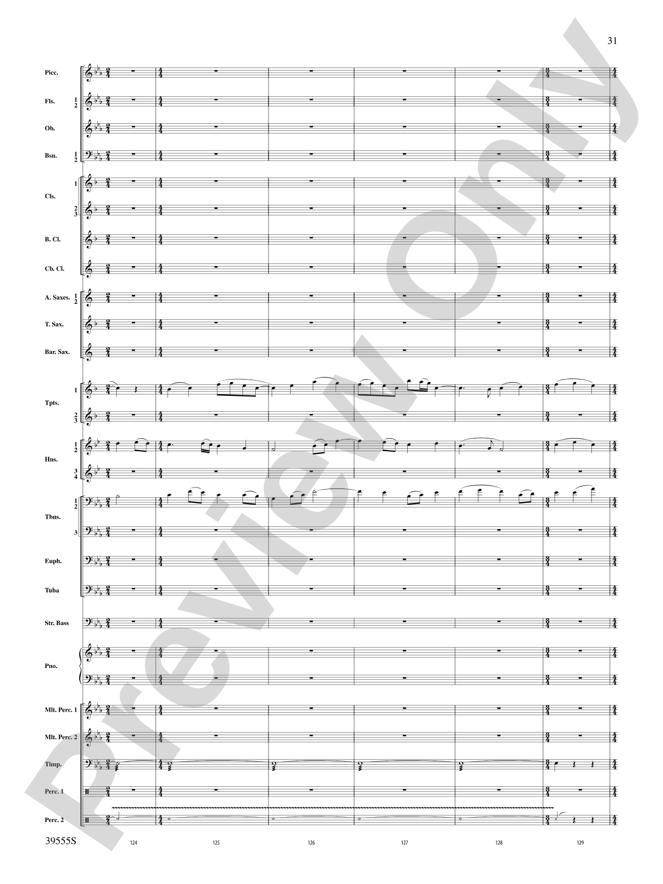 And Hope Led Them Home: Concert Band Conductor Score & Parts