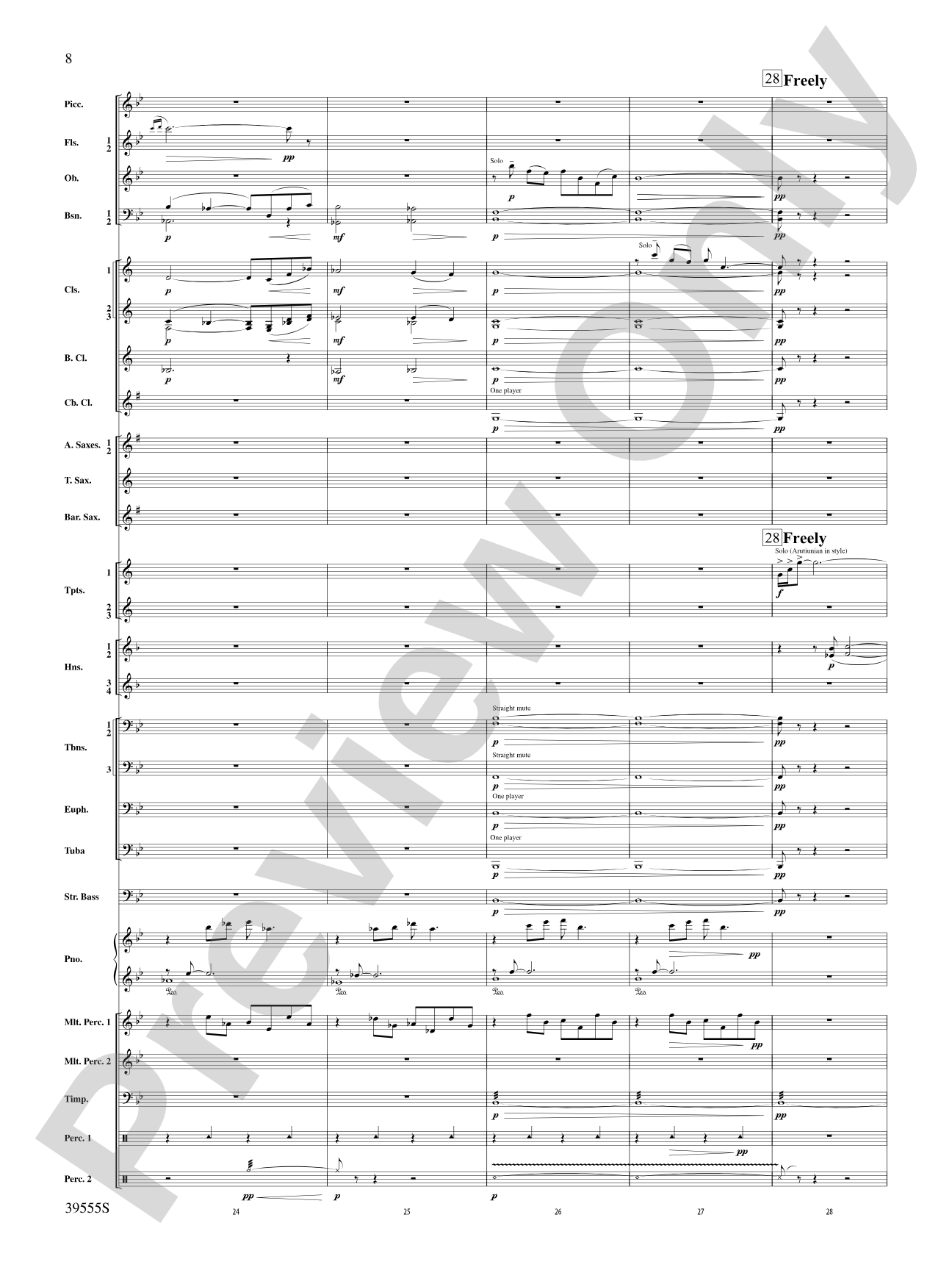 And Hope Led Them Home: Concert Band Conductor Score & Parts