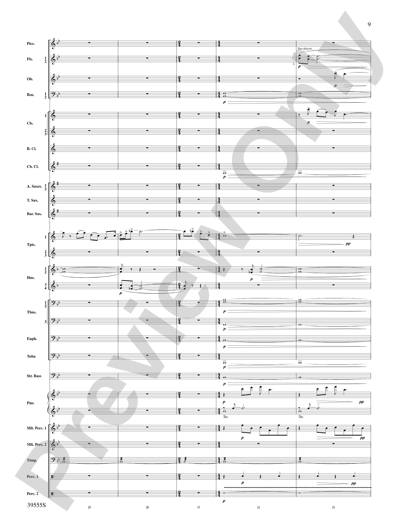 And Hope Led Them Home: Concert Band Conductor Score & Parts