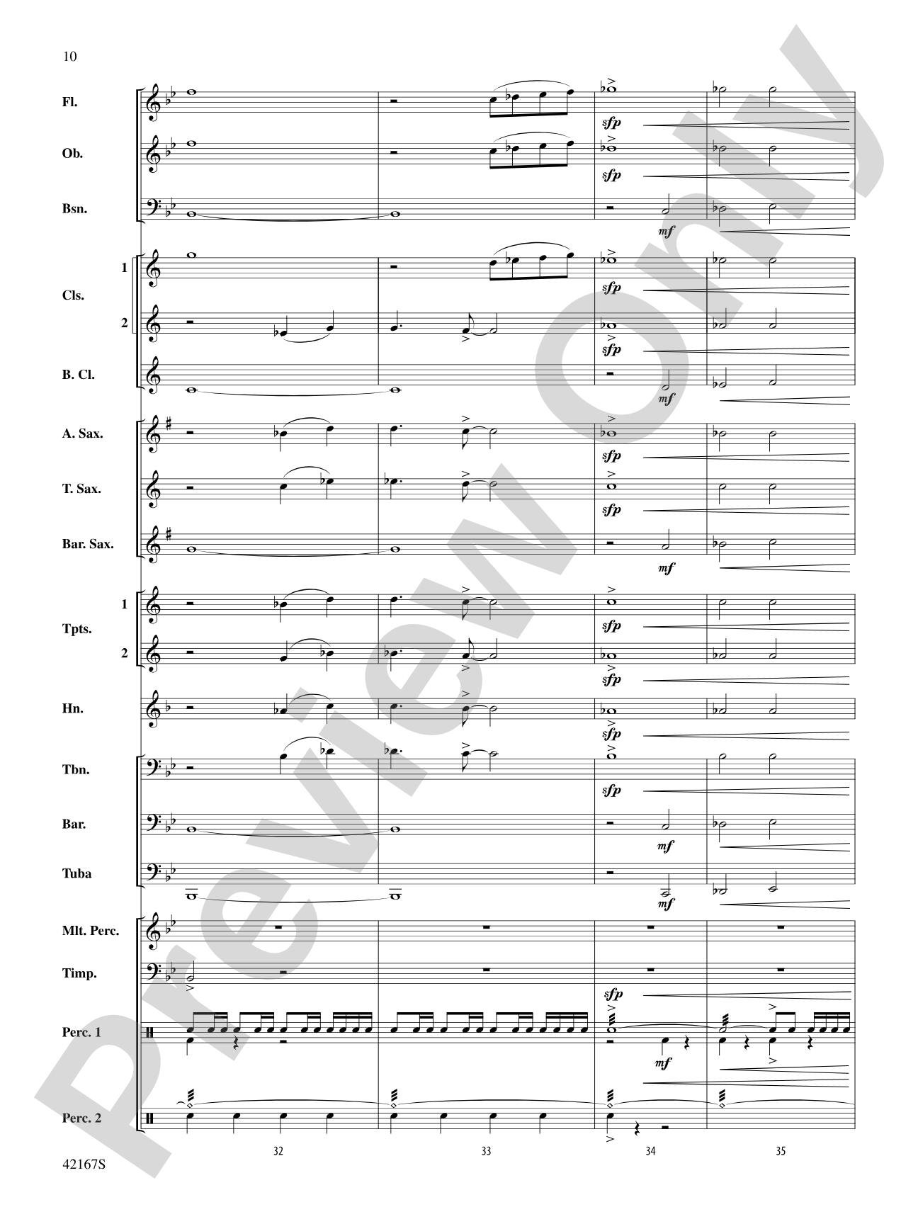 Blind Brook Celebration: Score