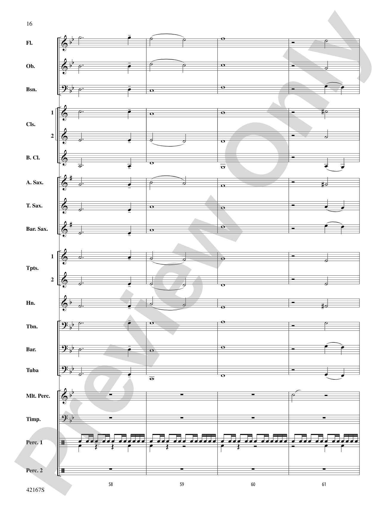 Blind Brook Celebration: Score