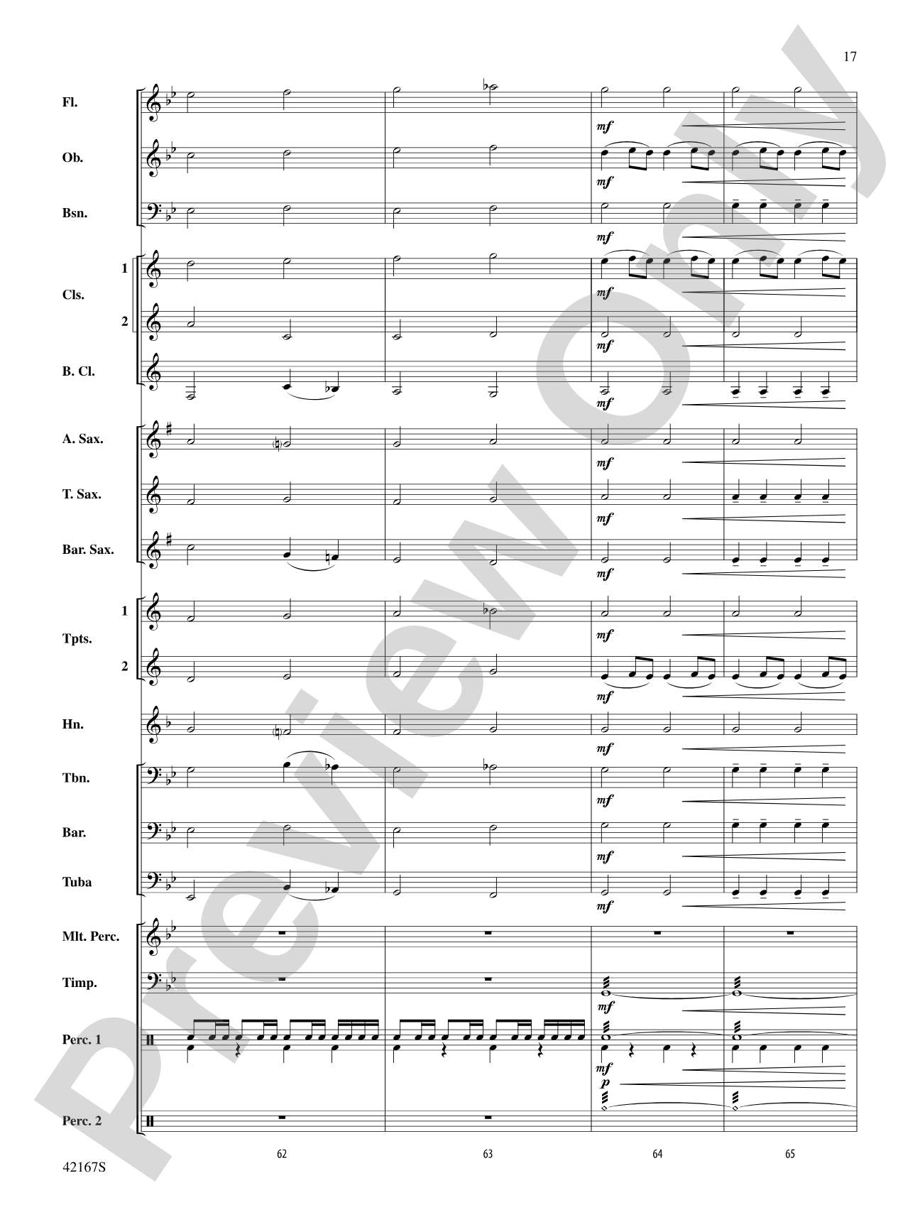 Blind Brook Celebration: Score