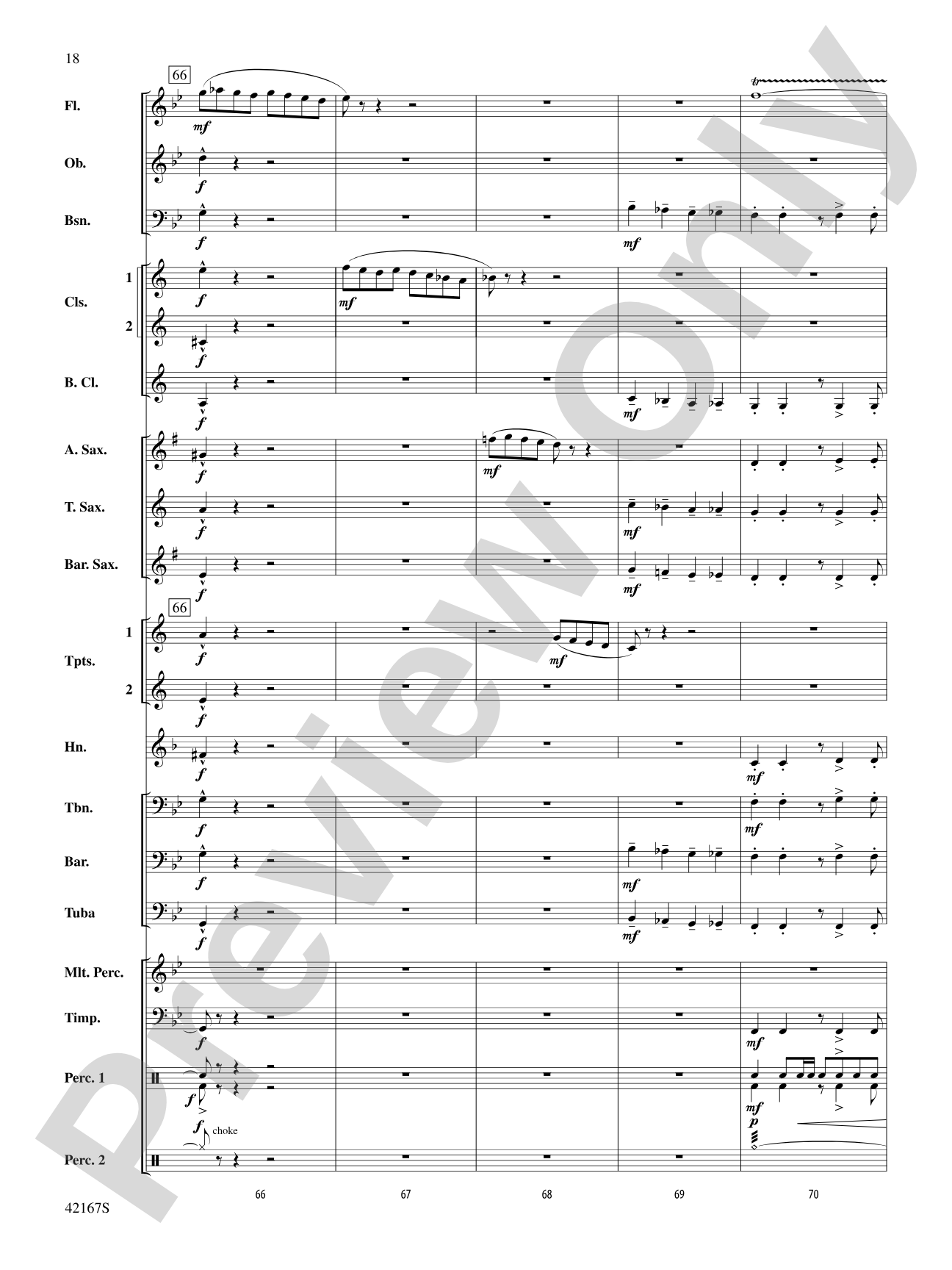 Blind Brook Celebration: Score