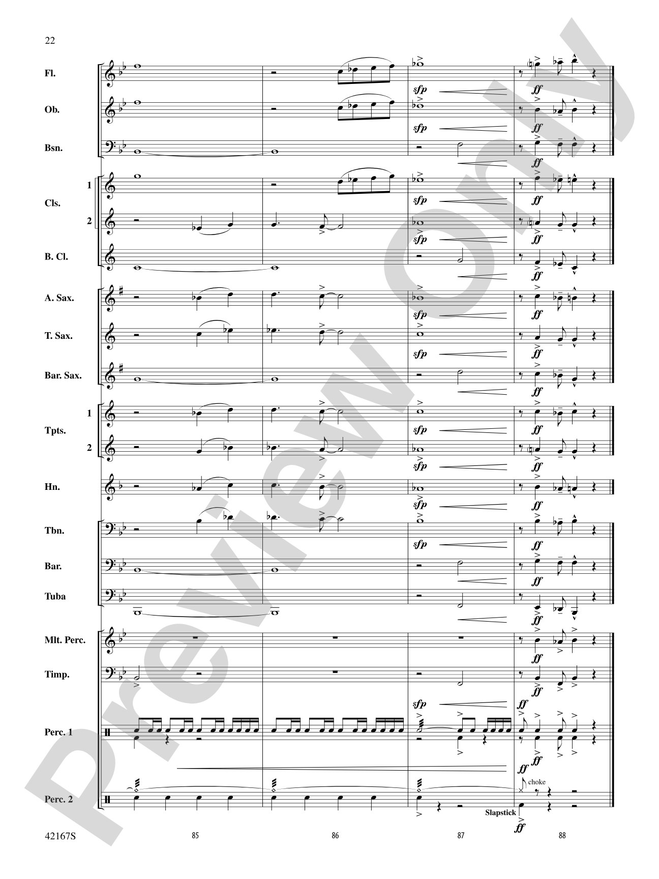 Blind Brook Celebration: Score