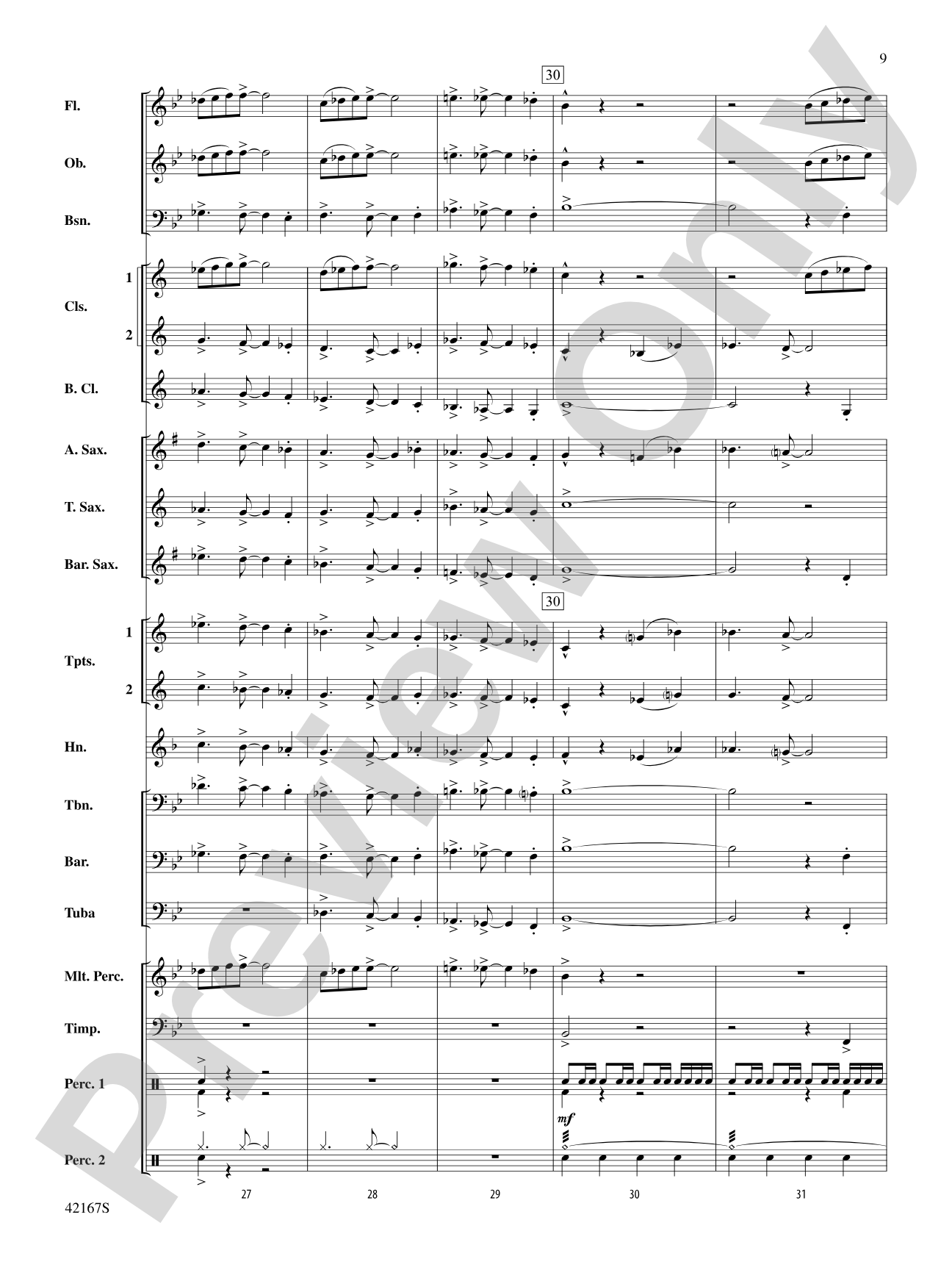 Blind Brook Celebration: Score