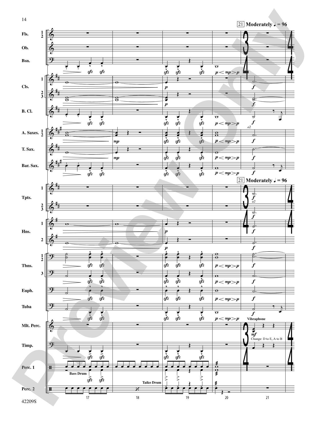 The Hobbit: The Desolation of Smaug, Suite from: Concert Band Conductor Score & Parts