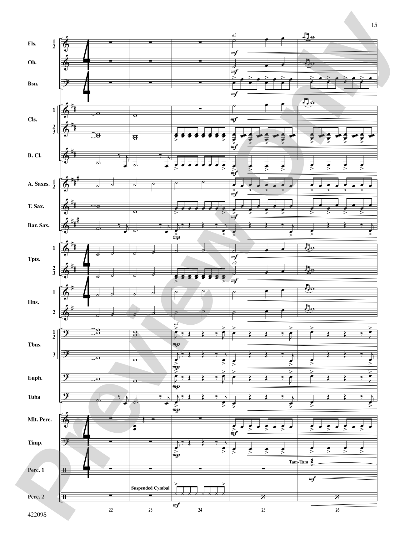 The Hobbit: The Desolation of Smaug, Suite from: Concert Band Conductor Score & Parts