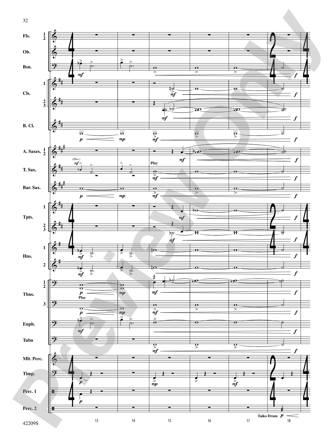 The Hobbit: The Desolation of Smaug, Suite from: Concert Band Conductor Score & Parts