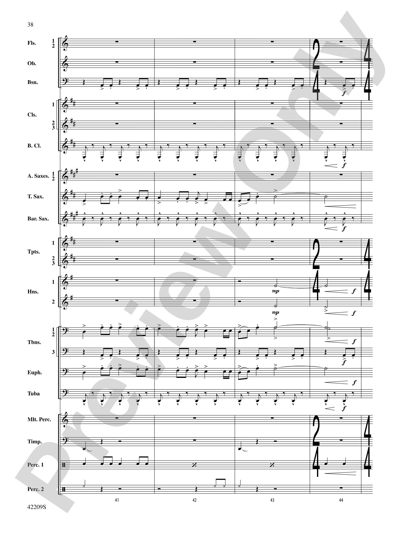 The Hobbit: The Desolation of Smaug, Suite from: Concert Band Conductor Score & Parts