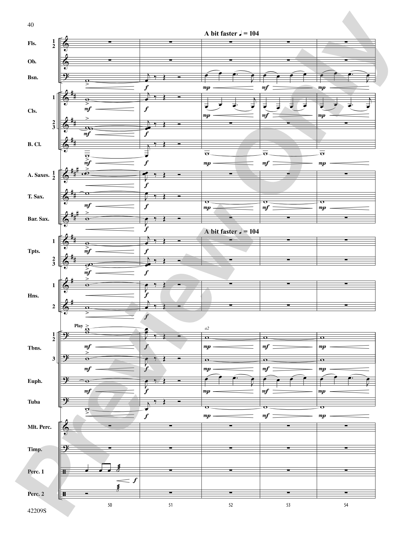 The Hobbit: The Desolation of Smaug, Suite from: Concert Band Conductor Score & Parts