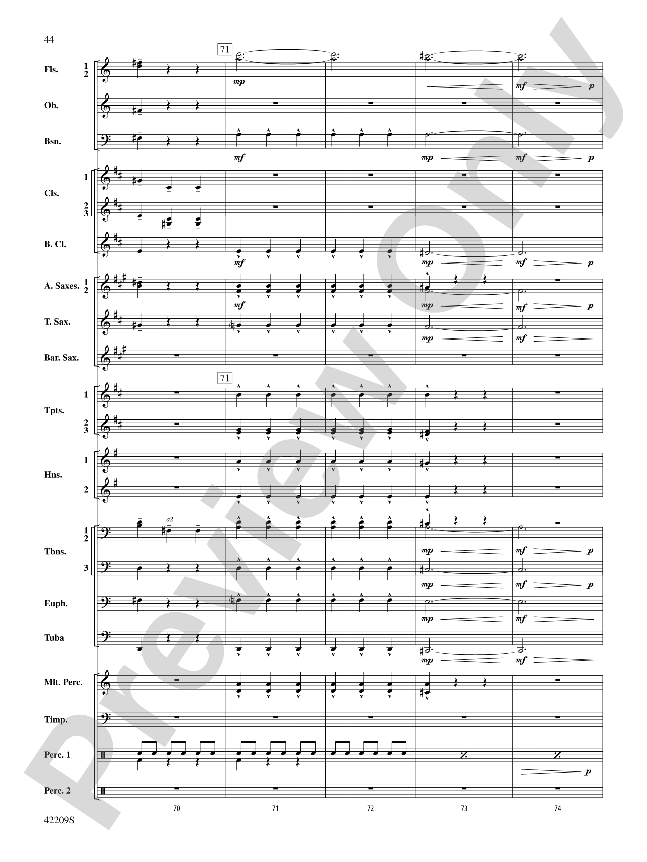 The Hobbit: The Desolation of Smaug, Suite from: Concert Band Conductor Score & Parts