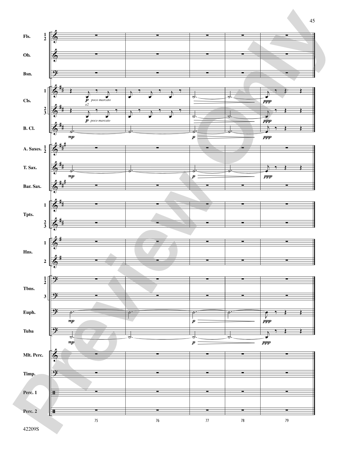 The Hobbit: The Desolation of Smaug, Suite from: Concert Band Conductor Score & Parts