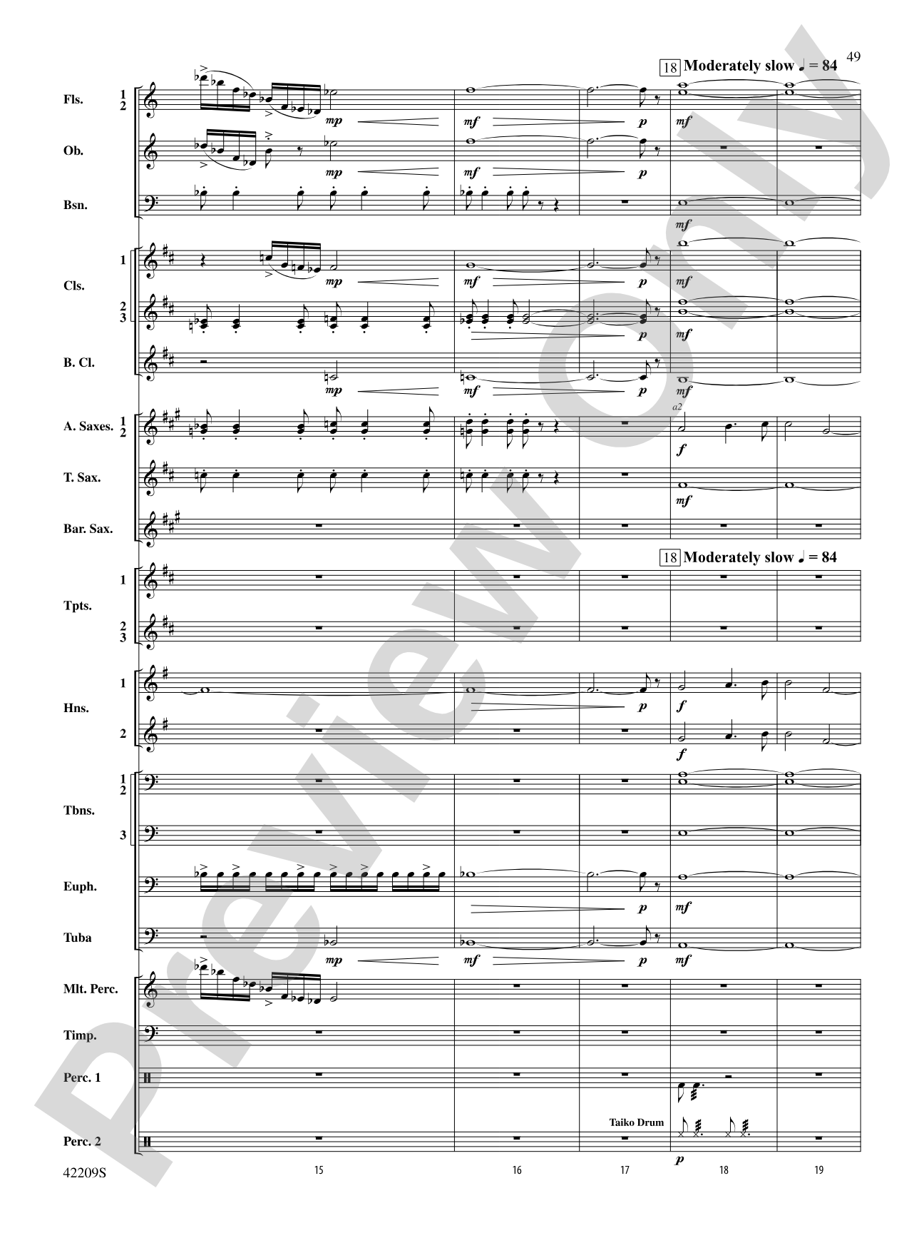 The Hobbit: The Desolation of Smaug, Suite from: Concert Band Conductor Score & Parts
