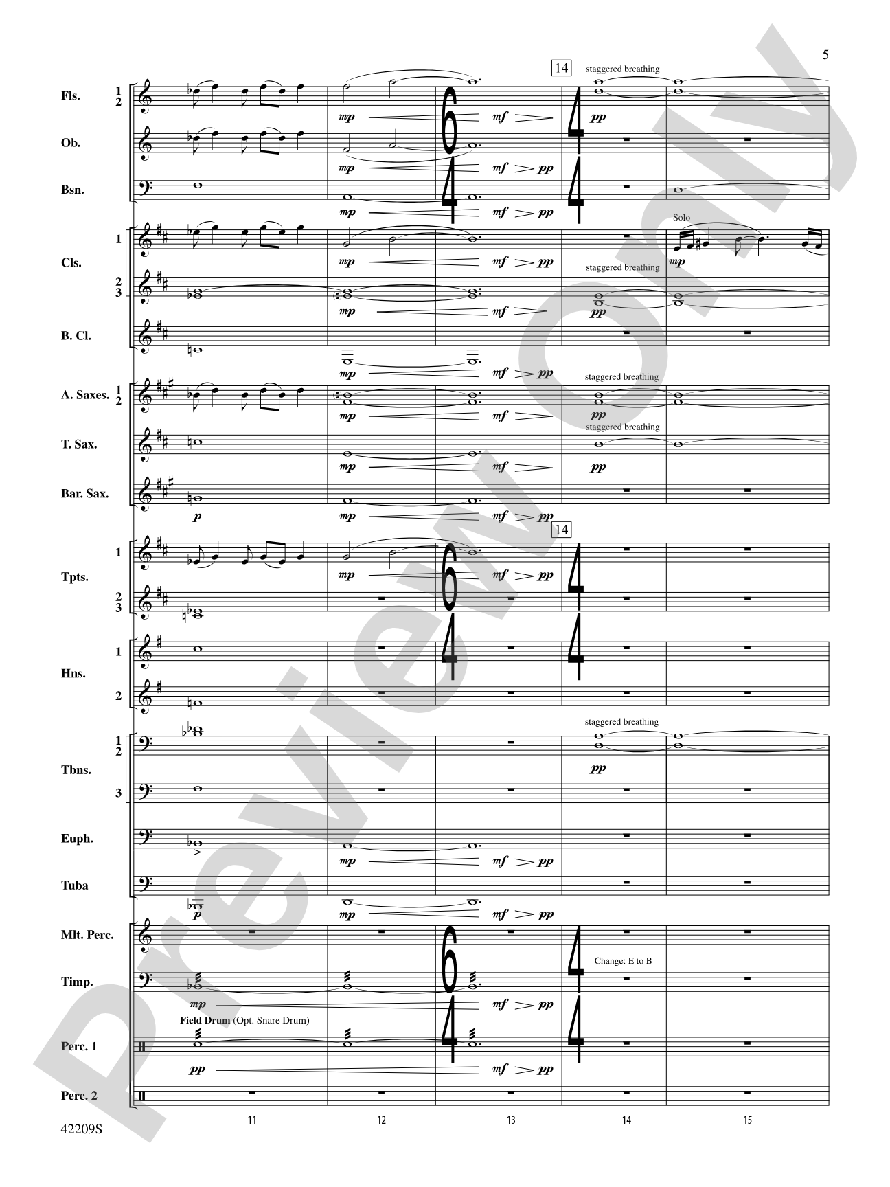 The Hobbit: The Desolation of Smaug, Suite from: Concert Band Conductor Score & Parts