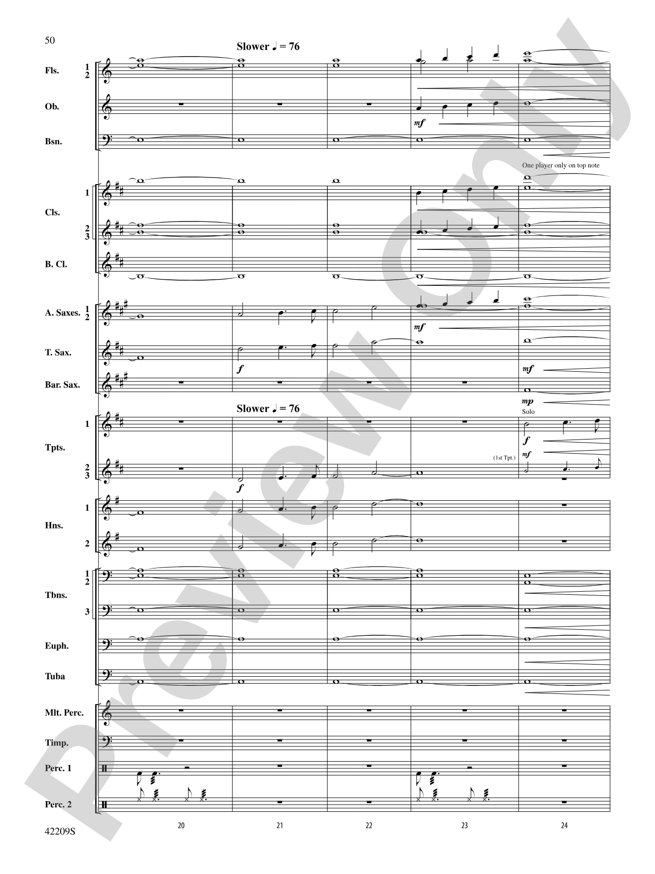 The Hobbit: The Desolation of Smaug, Suite from: Concert Band Conductor Score & Parts