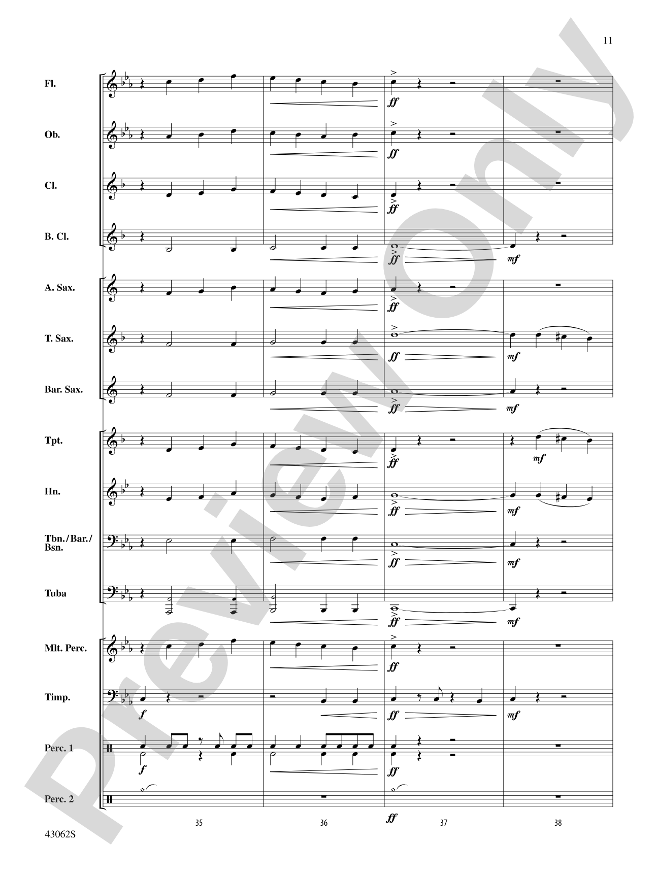 Planet X: Concert Band Conductor Score & Parts