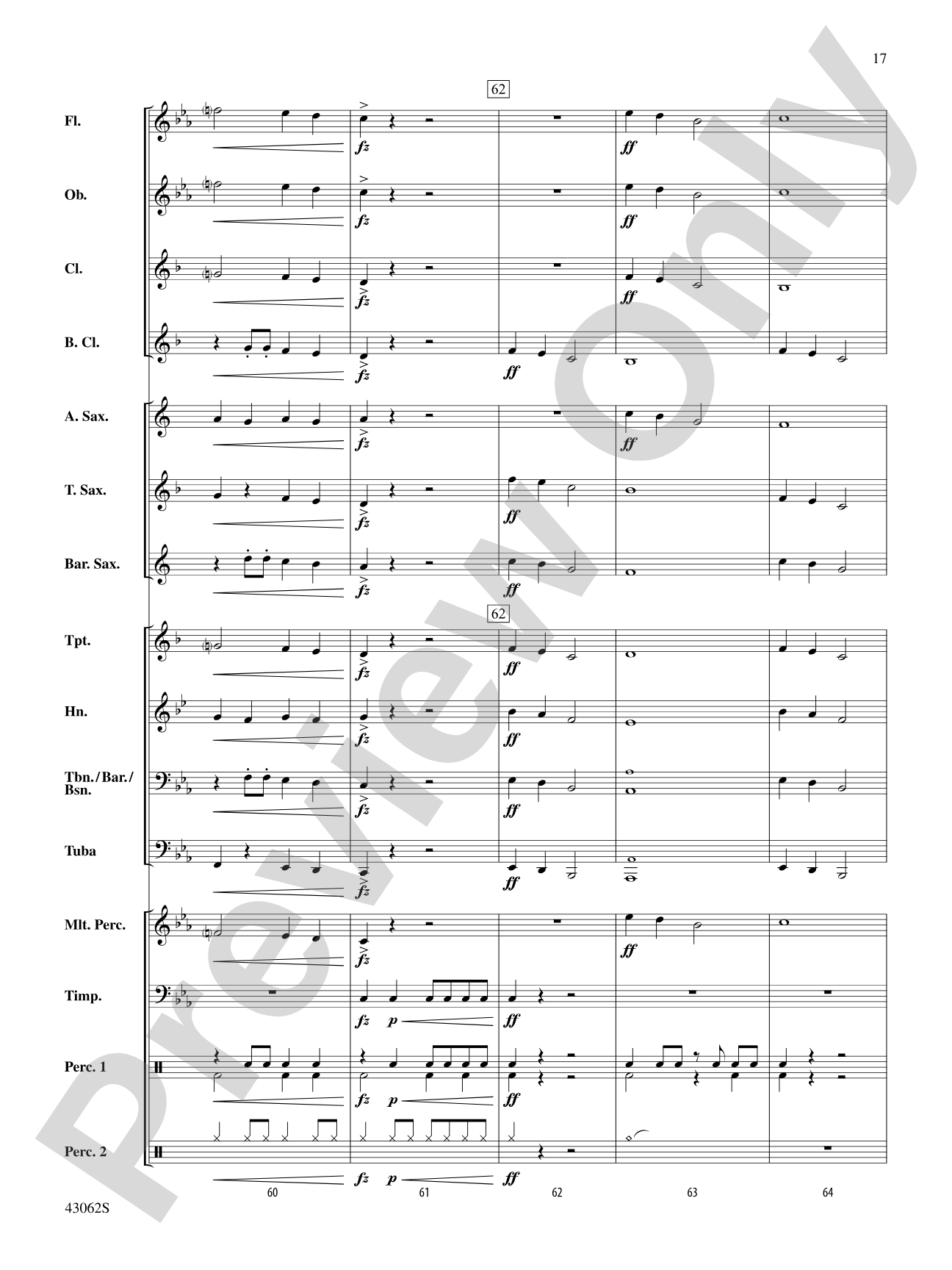 Planet X: Concert Band Conductor Score & Parts
