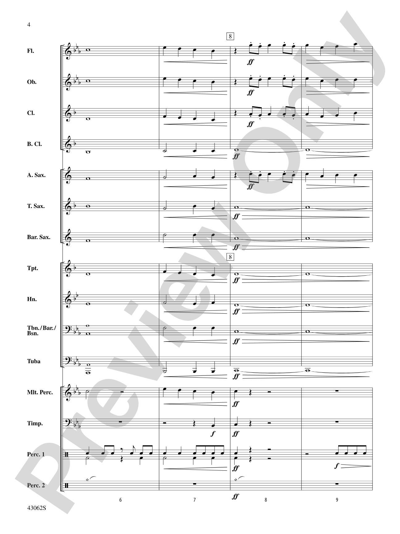 Planet X: Concert Band Conductor Score & Parts