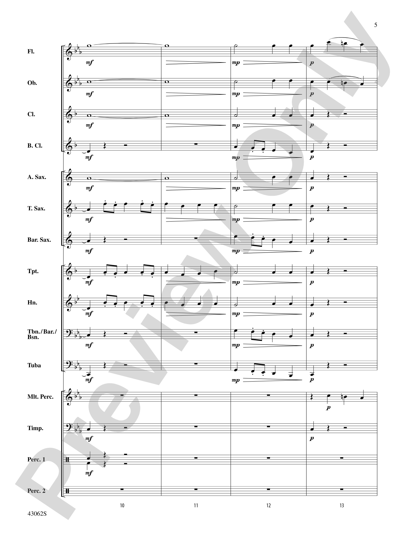 Planet X: Concert Band Conductor Score & Parts
