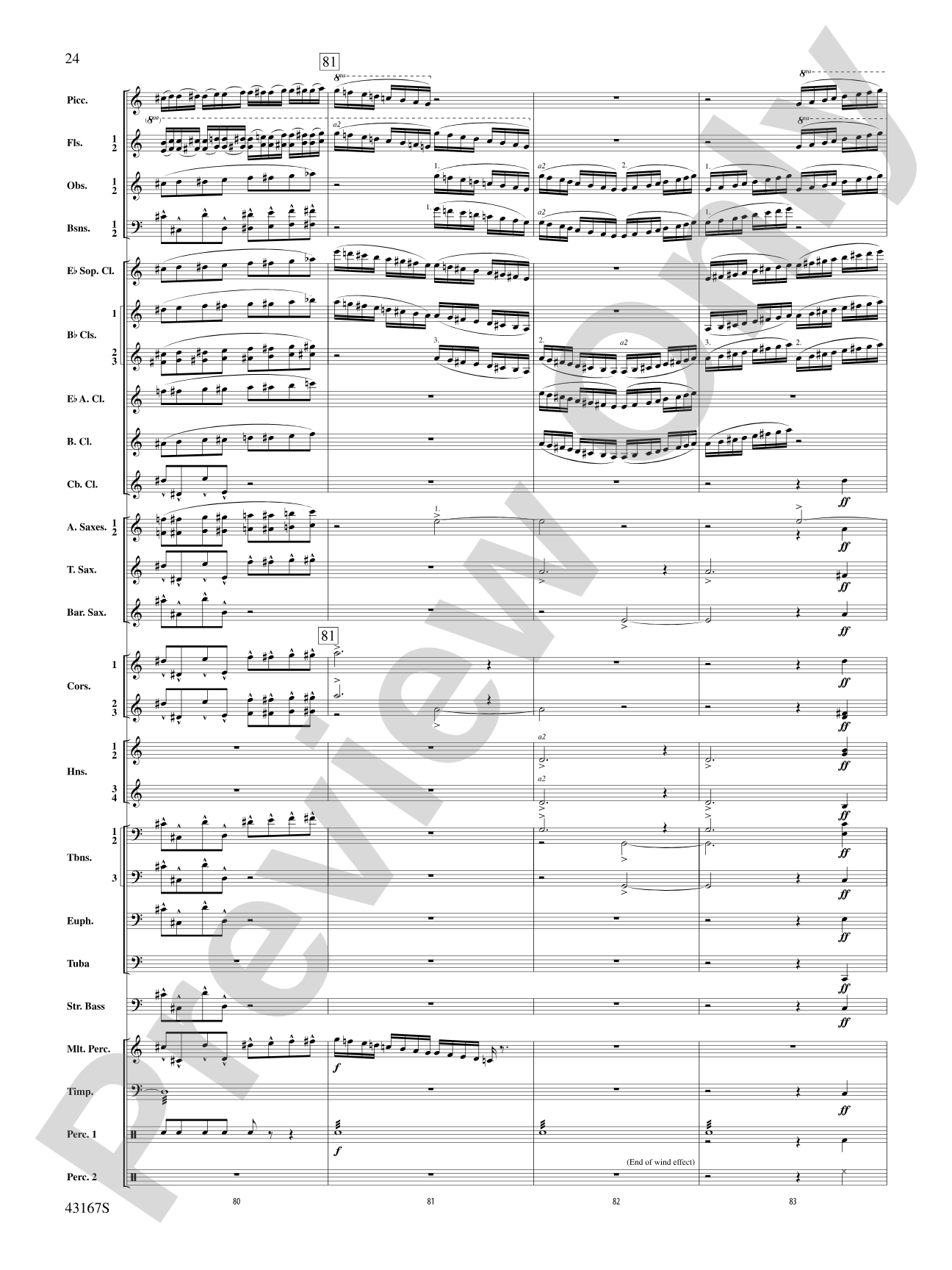 Down to the Sea in Ships (from the NBC TV Film Project 20): Concert Band Conductor Score & Parts
