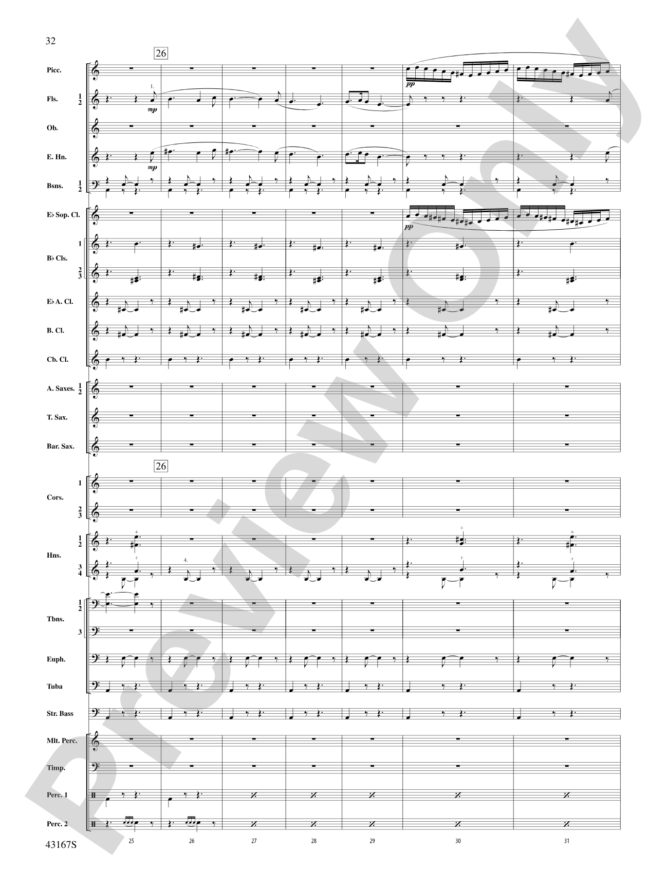 Down to the Sea in Ships (from the NBC TV Film Project 20): Concert Band Conductor Score & Parts