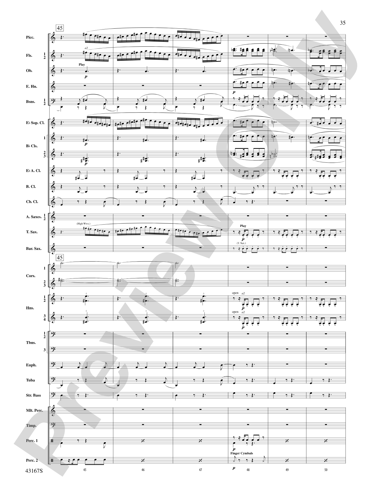 Down to the Sea in Ships (from the NBC TV Film Project 20): Concert Band Conductor Score & Parts