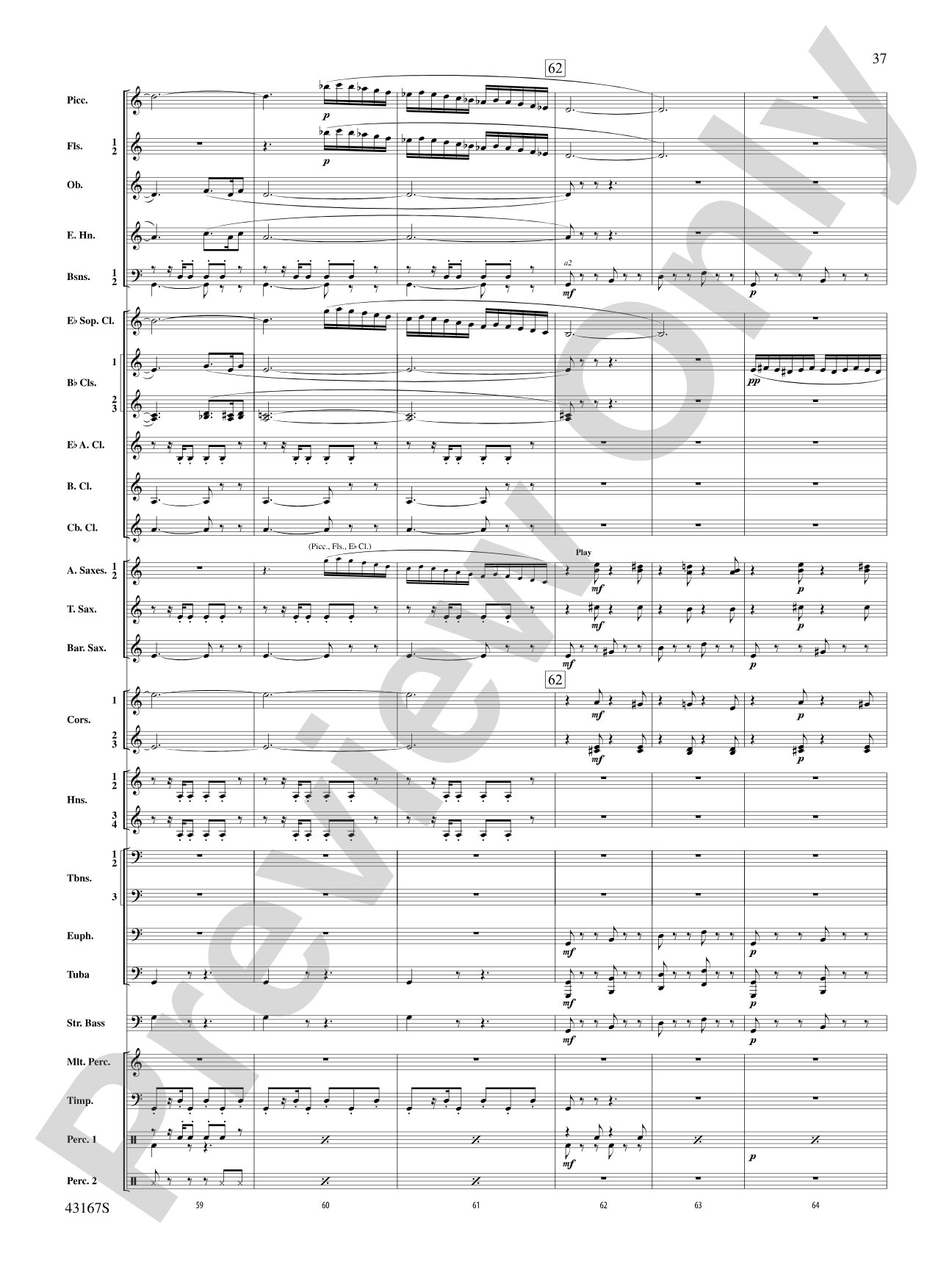 Down to the Sea in Ships (from the NBC TV Film Project 20): Concert Band Conductor Score & Parts