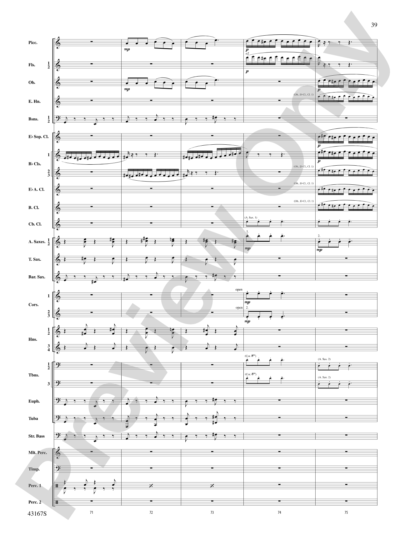 Down to the Sea in Ships (from the NBC TV Film Project 20): Concert Band Conductor Score & Parts