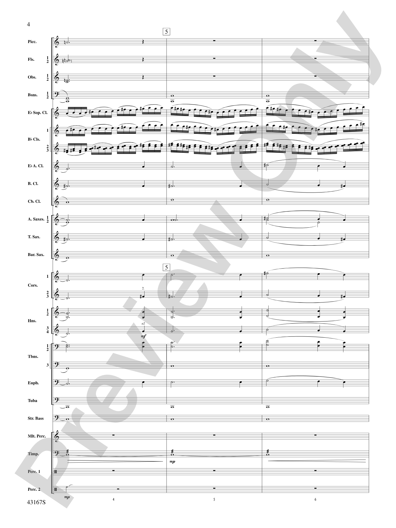 Down to the Sea in Ships (from the NBC TV Film Project 20): Concert Band Conductor Score & Parts