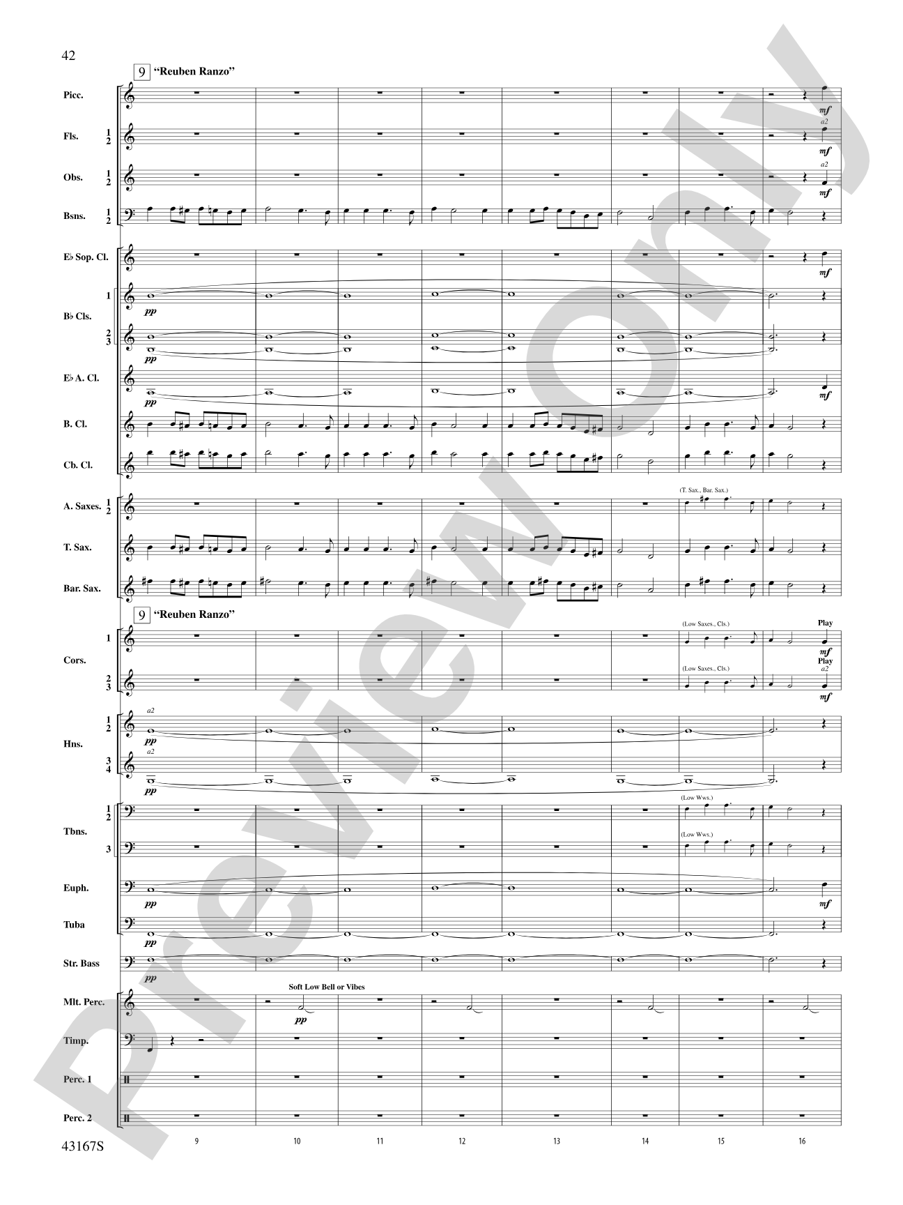 Down to the Sea in Ships (from the NBC TV Film Project 20): Concert Band Conductor Score & Parts