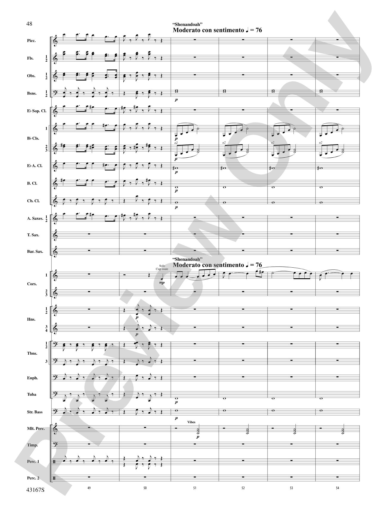 Down to the Sea in Ships (from the NBC TV Film Project 20): Concert Band Conductor Score & Parts