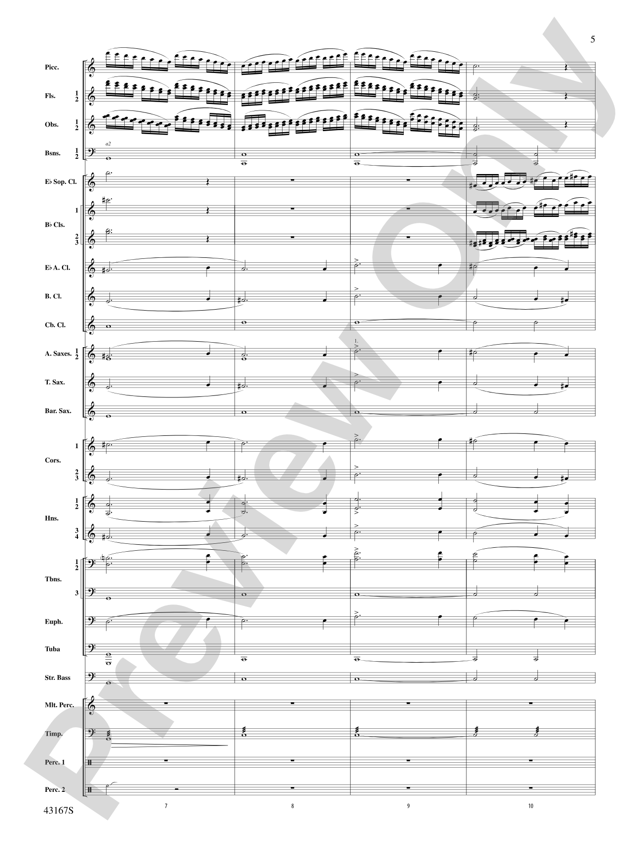 Down to the Sea in Ships (from the NBC TV Film Project 20): Concert Band Conductor Score & Parts