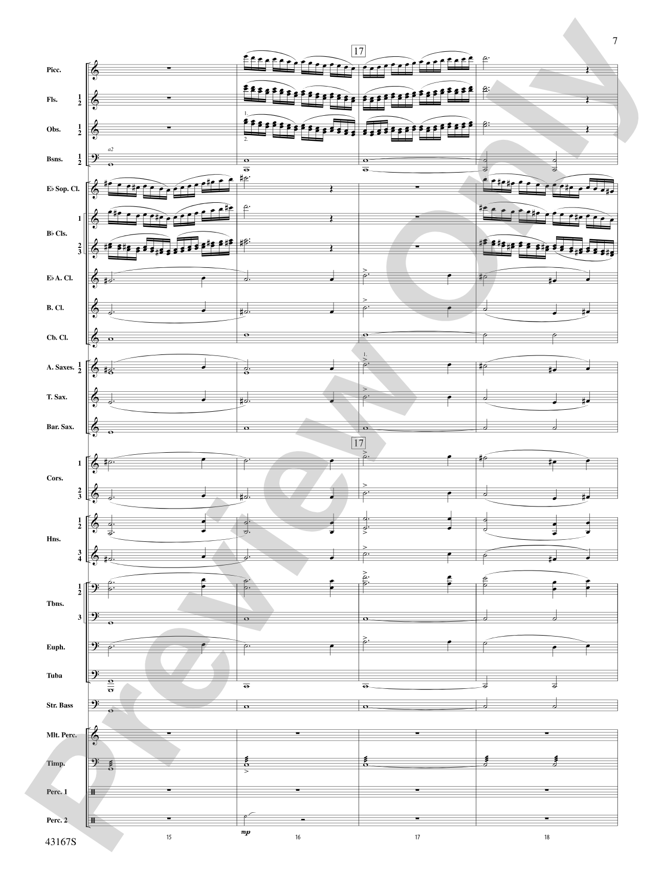 Down to the Sea in Ships (from the NBC TV Film Project 20): Concert Band Conductor Score & Parts