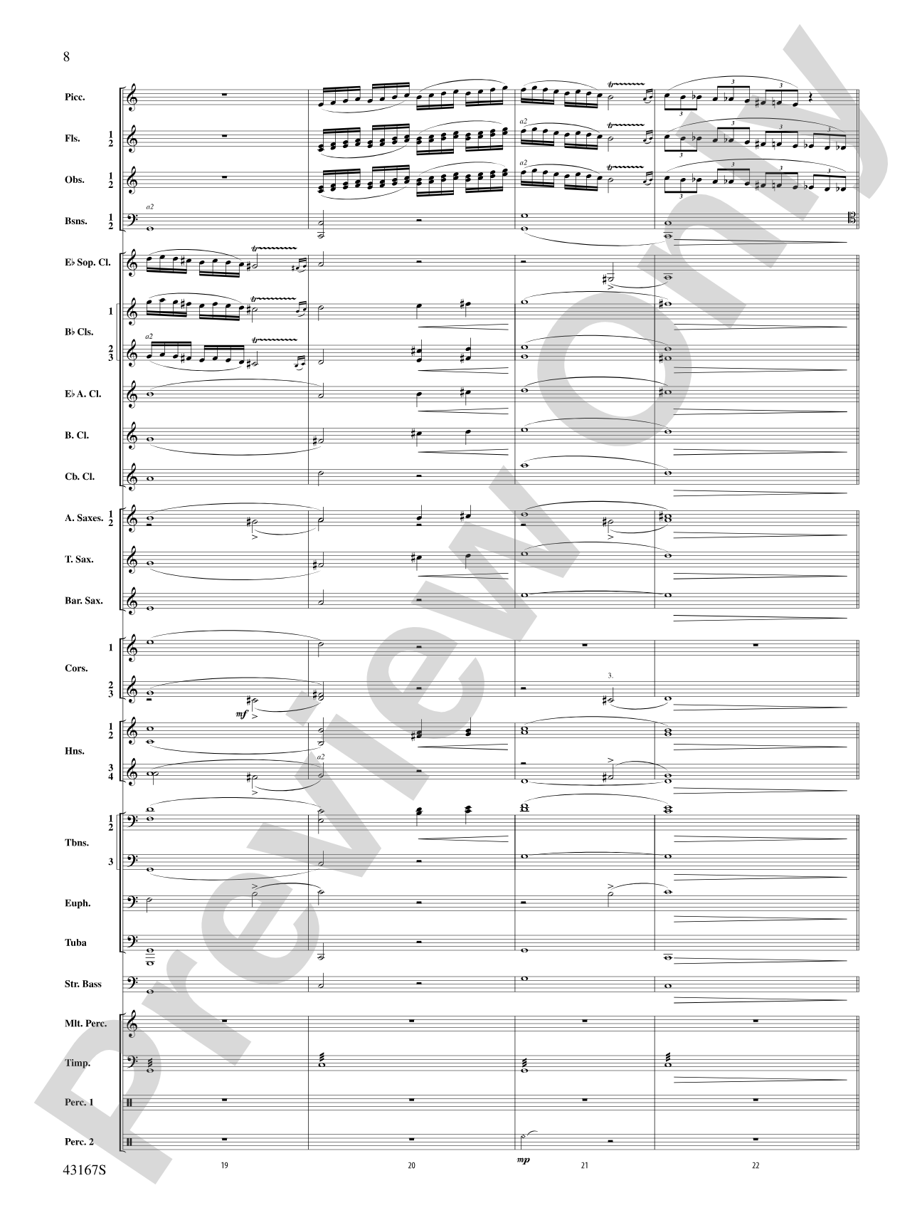 Down to the Sea in Ships (from the NBC TV Film Project 20): Concert Band Conductor Score & Parts