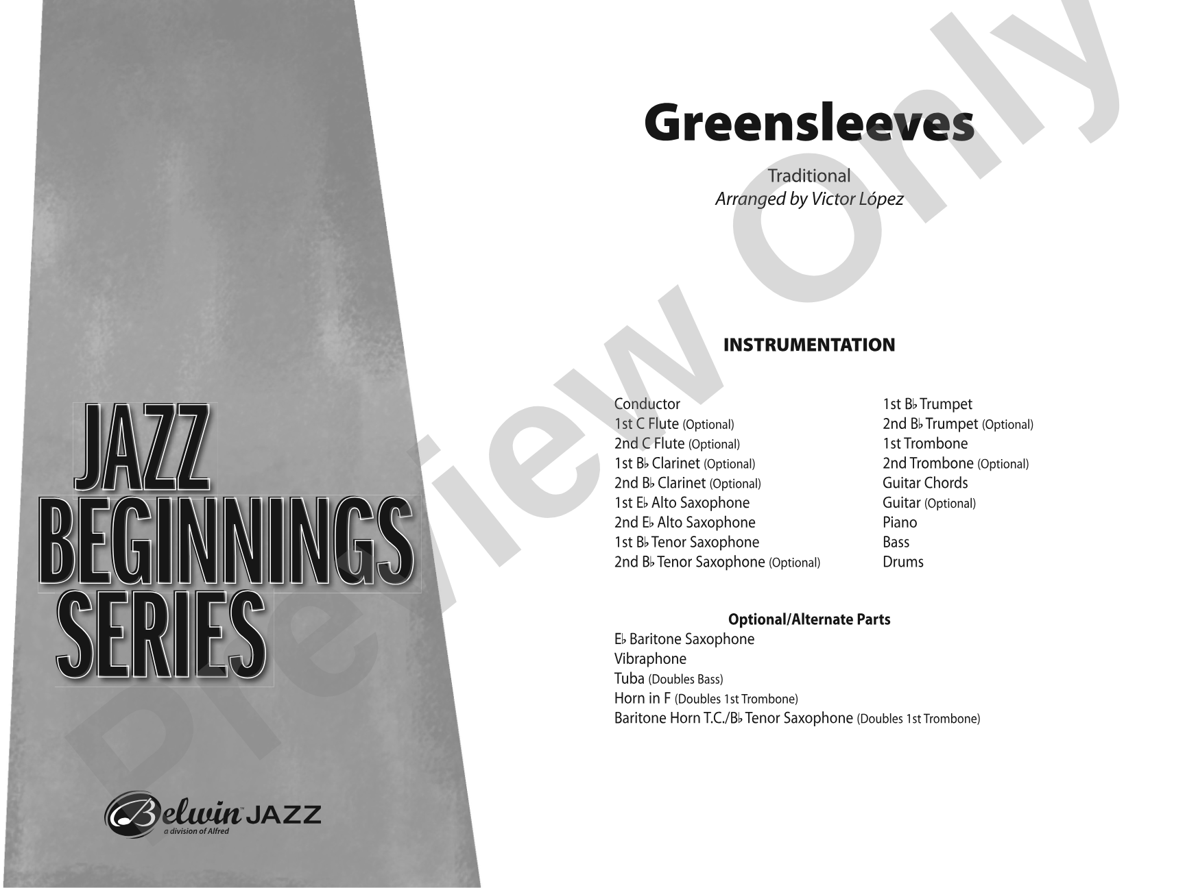 Greensleeves: Score