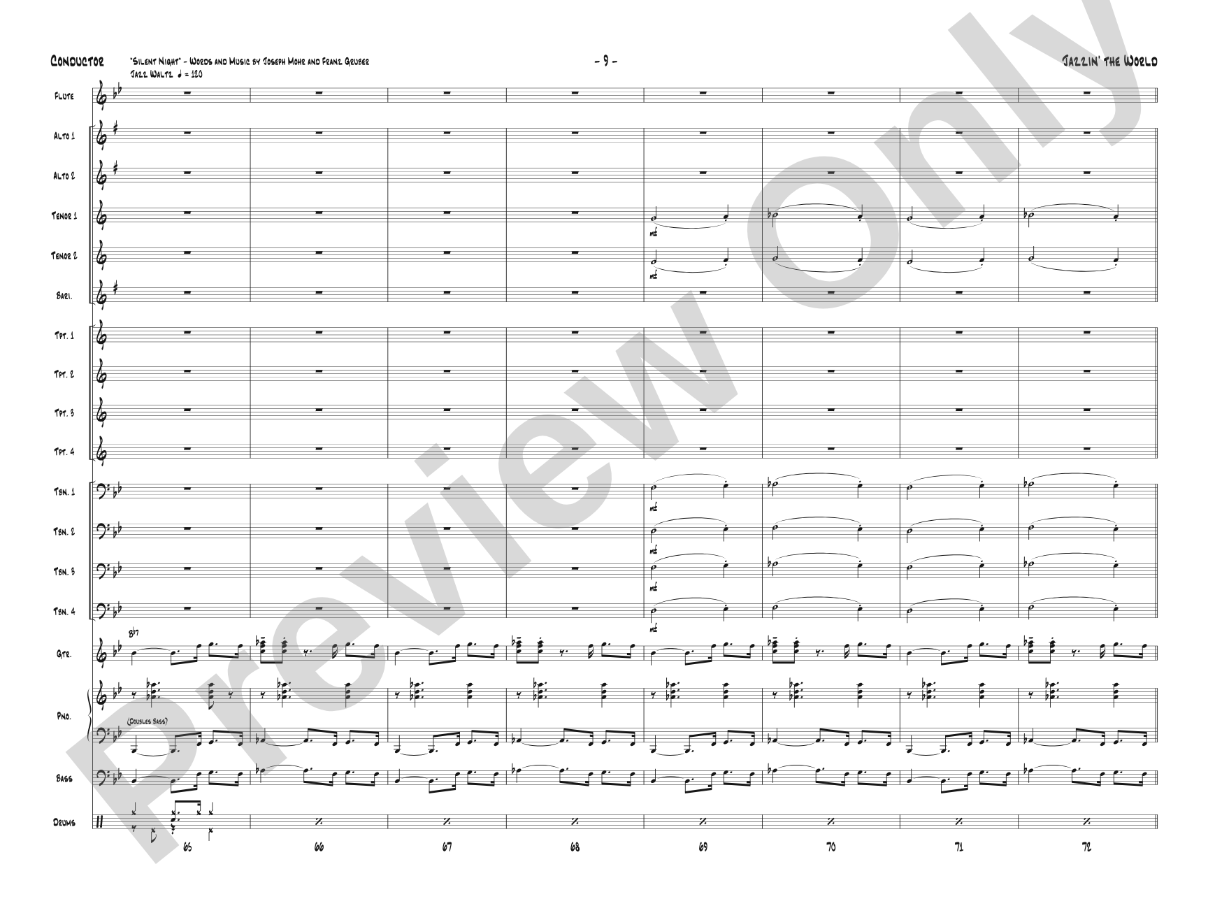 Jazzin' the World: Score